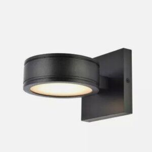Raine 5 inch Black Outdoor Wall Light